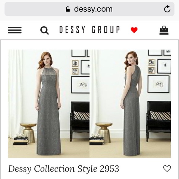 Dressy Florentine Lace Grey Dress - Picture 7 of 7